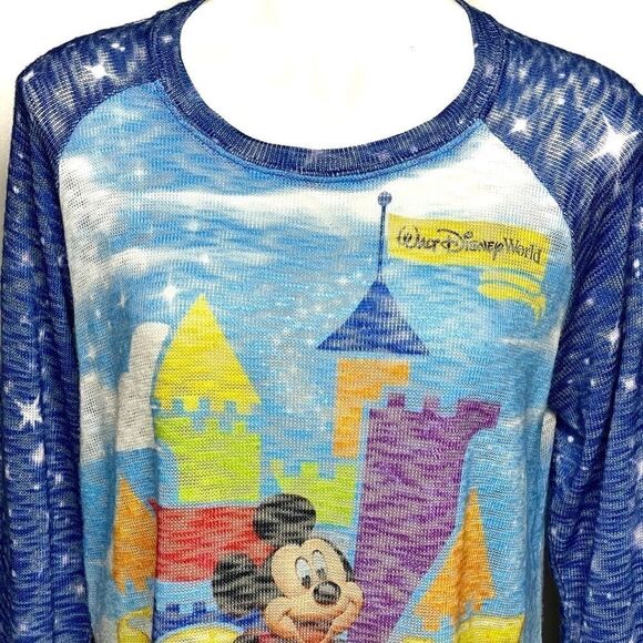 Disney Parks 2015 lightweight Mickey sweater XL - Picture 2 of 15
